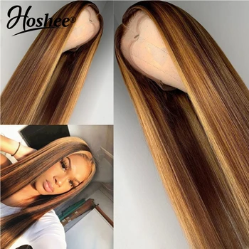 

Ombre Honey Blonde Lace Front Wigs Human Hair Highlight Human Hair Wigs Lace Front Human Hair Wigs For Black Women 150 Density