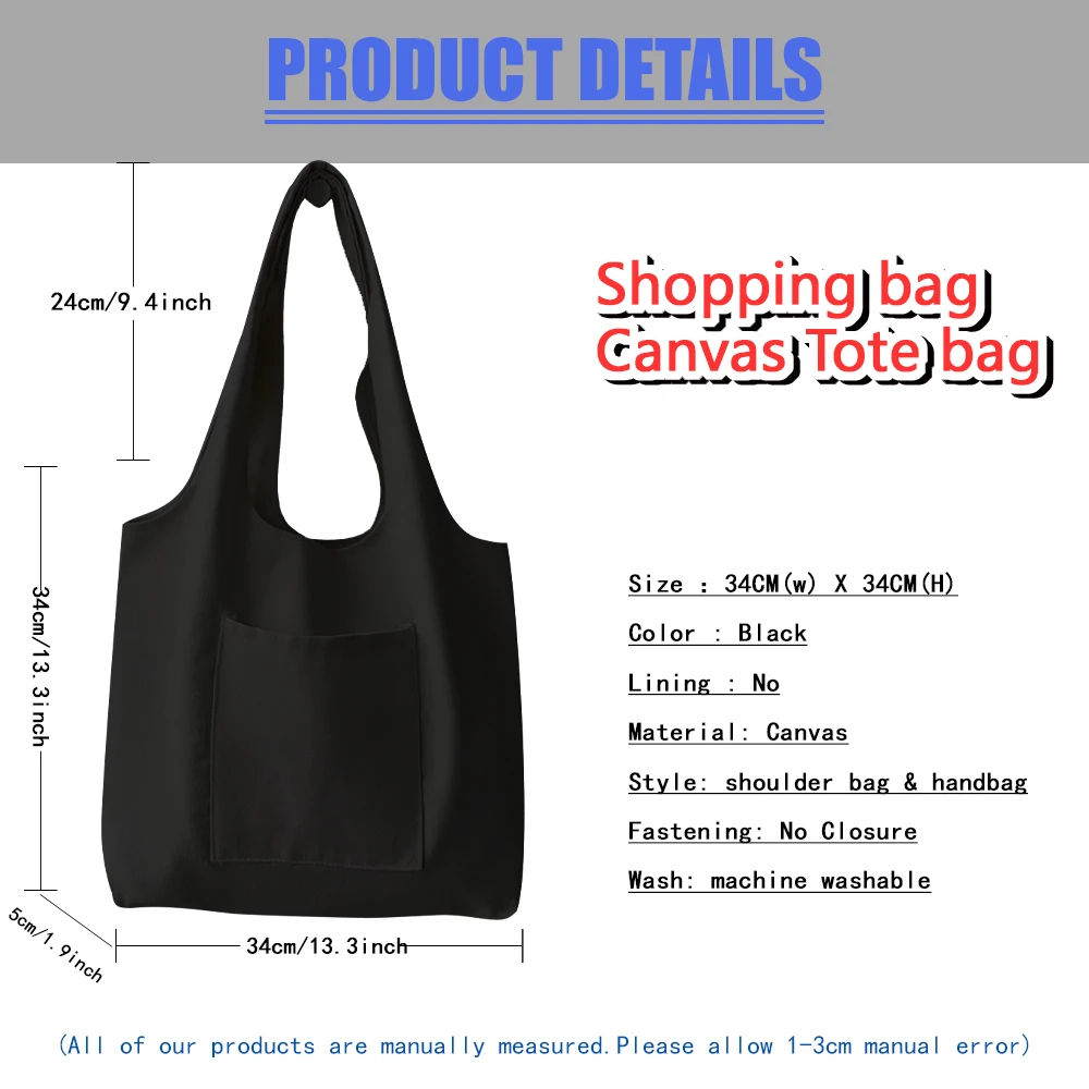 Women Bag Canvas Bag Large Capacity Travel Tote Bag Printing 26 Letters Hot Flower Gold Portable One-shoulder Shopping Bag