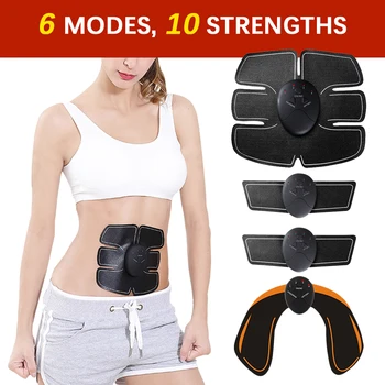 

EMS Muscle Stimulator Electric Hips Trainer Wireless Trainer Smart Fitness Abdominal Training Weight loss Body Slimming Massage