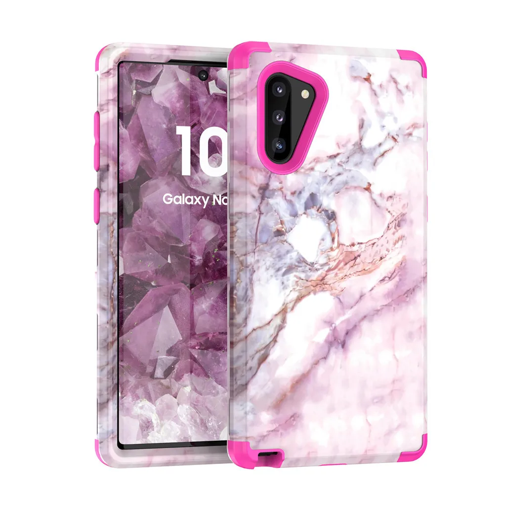 For Samsung Galaxy Note10 Luxury Marble Soft TPU Phone Case Ultra Thin silicone rubber scratch-resistant Phone Cases