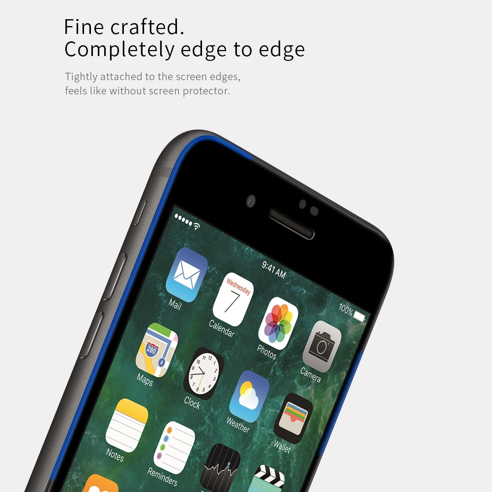 Для iPhone 8/7 Защитная пленка для экрана Nillkin XD полное покрытие 3D закаленное стекло для iPhone 8/7 Plus Защитная стеклянная пленка