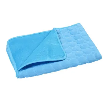 

Pet Cooling Mat Self Cooling Pad Pressure Activated Comfort Cooler Non-Toxic Gel Mat for Dogs Cats for Outdoor Bed