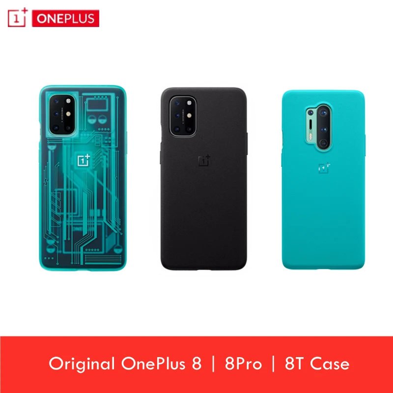 Original Oneplus Case 8t 8 8 Pro Sandstone Bumper Transparent Soft