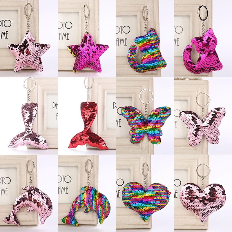 

24 styles Kawaii Plush Toys Fluffy Fur Pom Pom Metal Keyring Women Girls Bag Hang Pendant Kids Birthday Easter Gift Toy