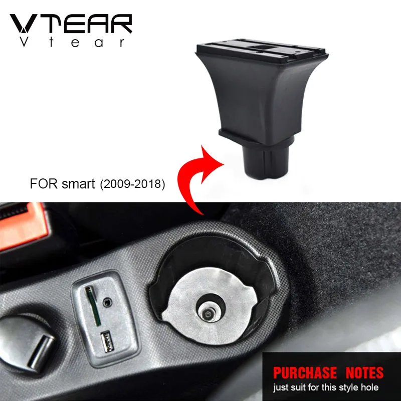 Armlehne Für Smart Fortwo Forfour 2014 - 2019 Schwarz Leder Center USB Neue  Lagerung Box Änderung 2016 2018 - AliExpress