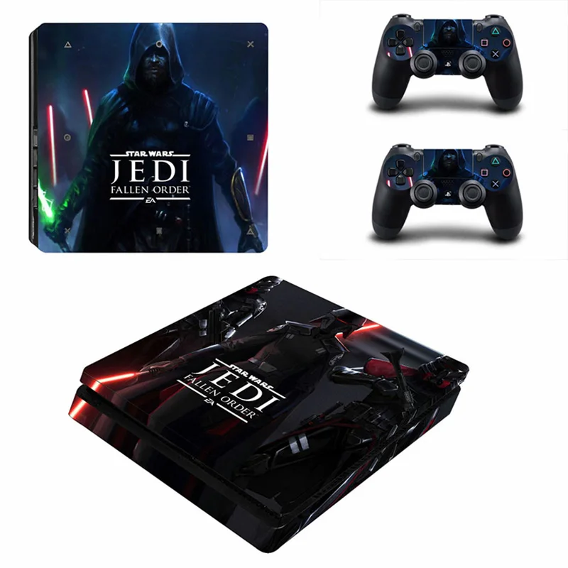 Jedi: Падший заказ наклейка s PS4 тонкая кожа Play станция 4 тонкие Стикеры для playstation 4 тонкая консоль и контроллер