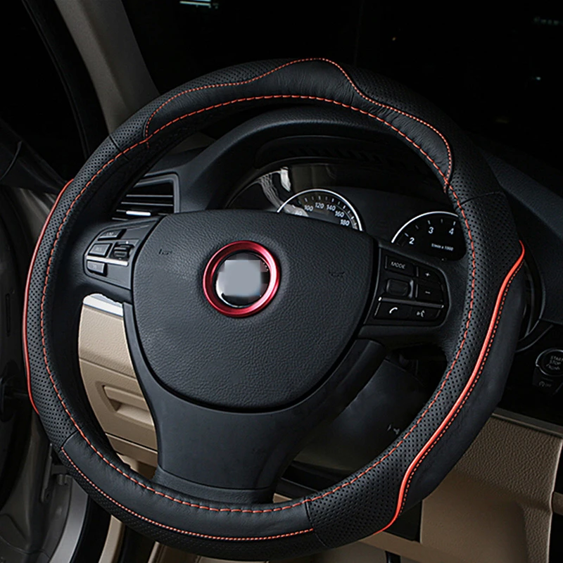 Алюминиевое декоративное кольцо SPEEDWOW сине красное серебристое для рулевого