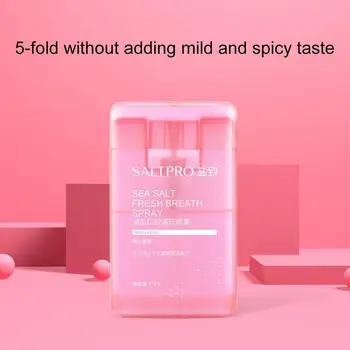 

Mouth Oral Spray Stop Smoking Anti Smoke Bad Breath Air Freshener Treatment Herbal Lemon Peach Oral Spray