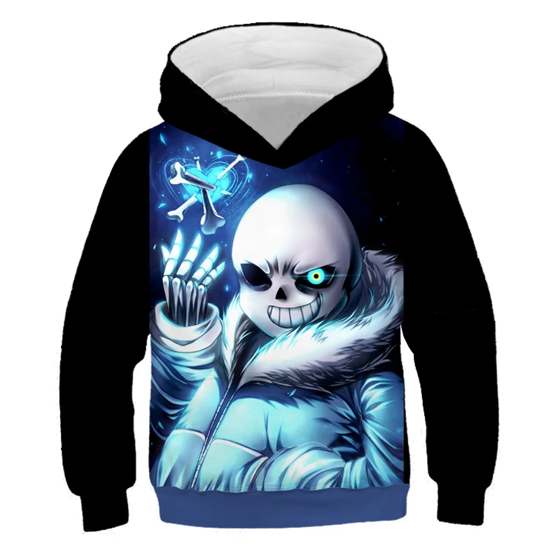 Лидер продаж толстовки с капюшоном в стиле игры Undertale повседневная одежда для