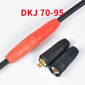 

welding machine quick cable connector Welding plug dkj70-95 European style cable coupler inverter welder Accessories