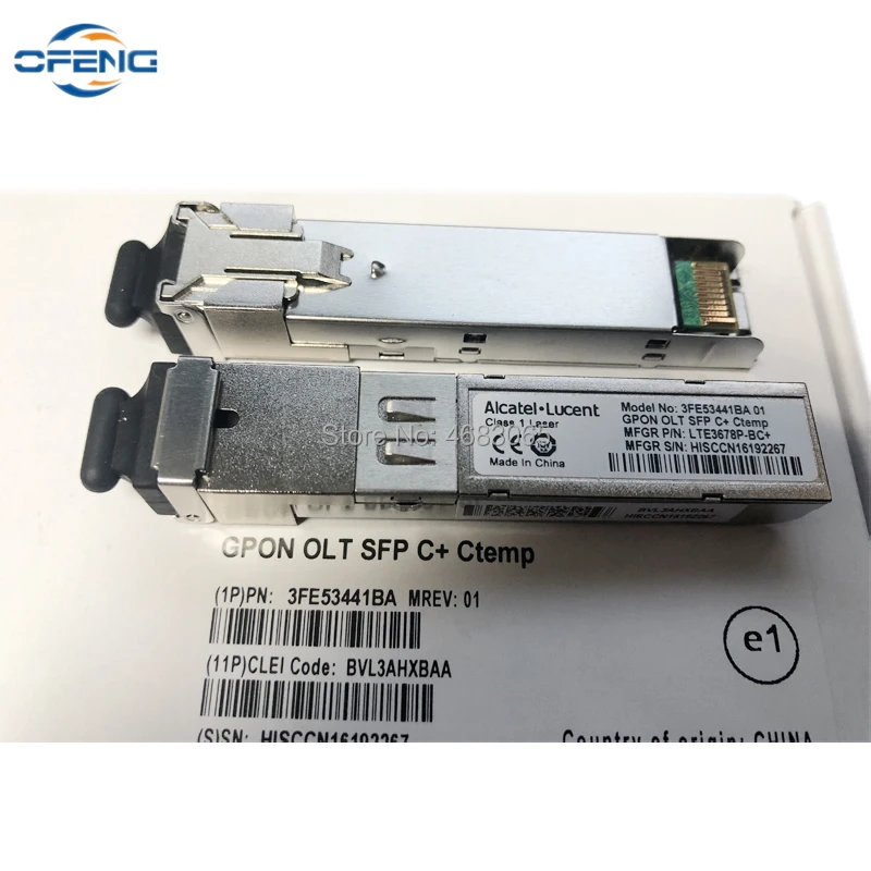 1 пара Бесплатная доставка Alcatel lucent GPON OLT SFP C + Ctemp SFP модули