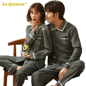 

Front Pocket Long Sleeve Long Pants Sleepwear Fashion Style Casual Style Pajamas Set Pj Set Turn Down Collar Spring Autumn Green