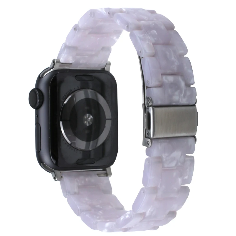 Ювелирный Браслет из полимерного материала, черепаховый ремешок для Apple Watch, ремешок 38 мм, 40 мм, 42 мм, 44 мм для Apple iWatch, ремешок серии 2, 3, 4, 5 - Цвет ремешка: 10