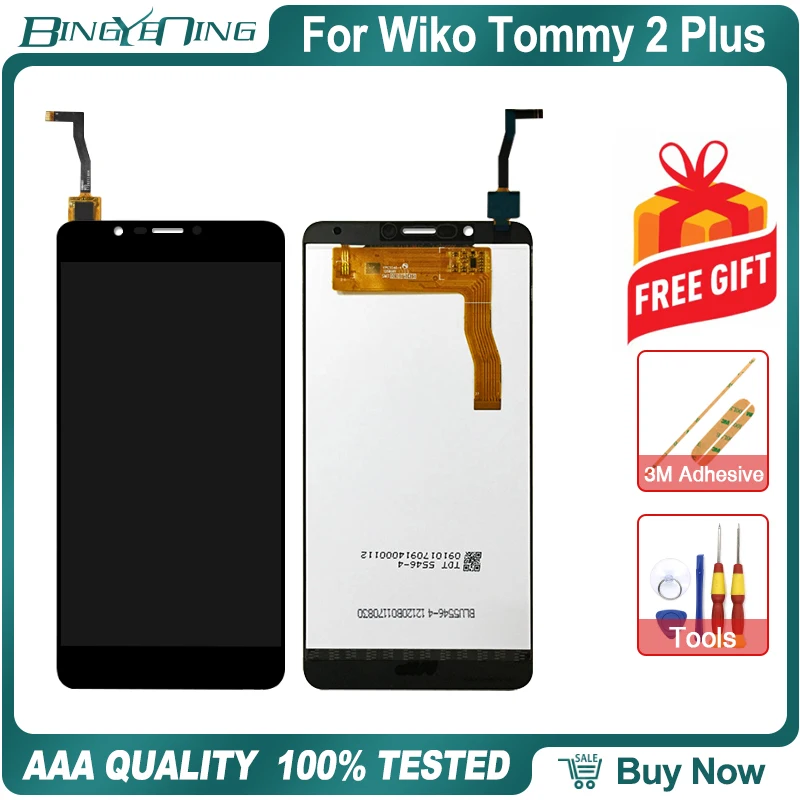 Новинка оригинальный дигитайзер для Wiko Tommy 2 Plus с ЖК-дисплеем и сенсорным экраном