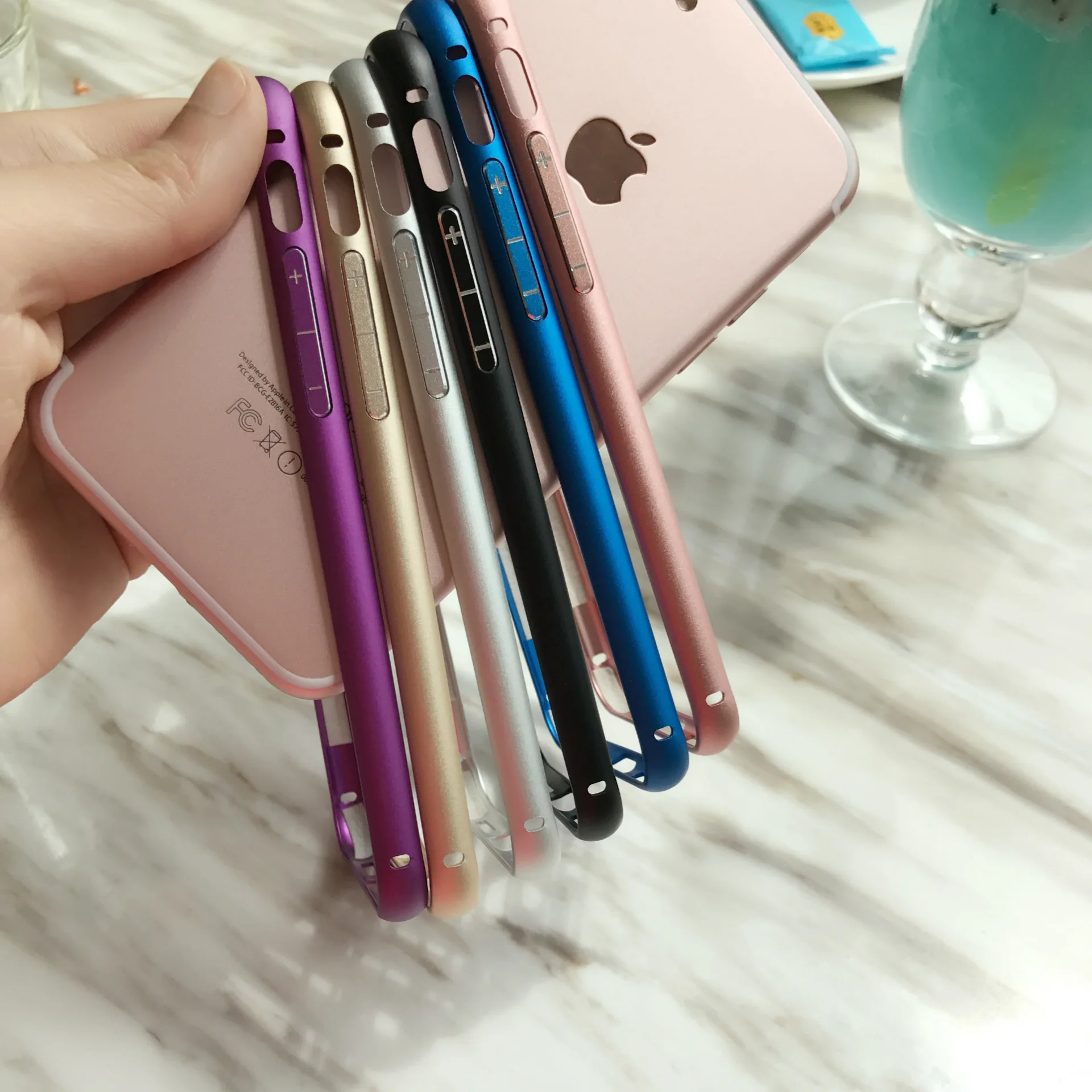 Lamorniea алюминиевый бампер чехол для iPhone 7 6S 8 XS Max XR 11 Pro Max X S Max XR Роскошный металлический каркас мягкий край ударопрочный бампер