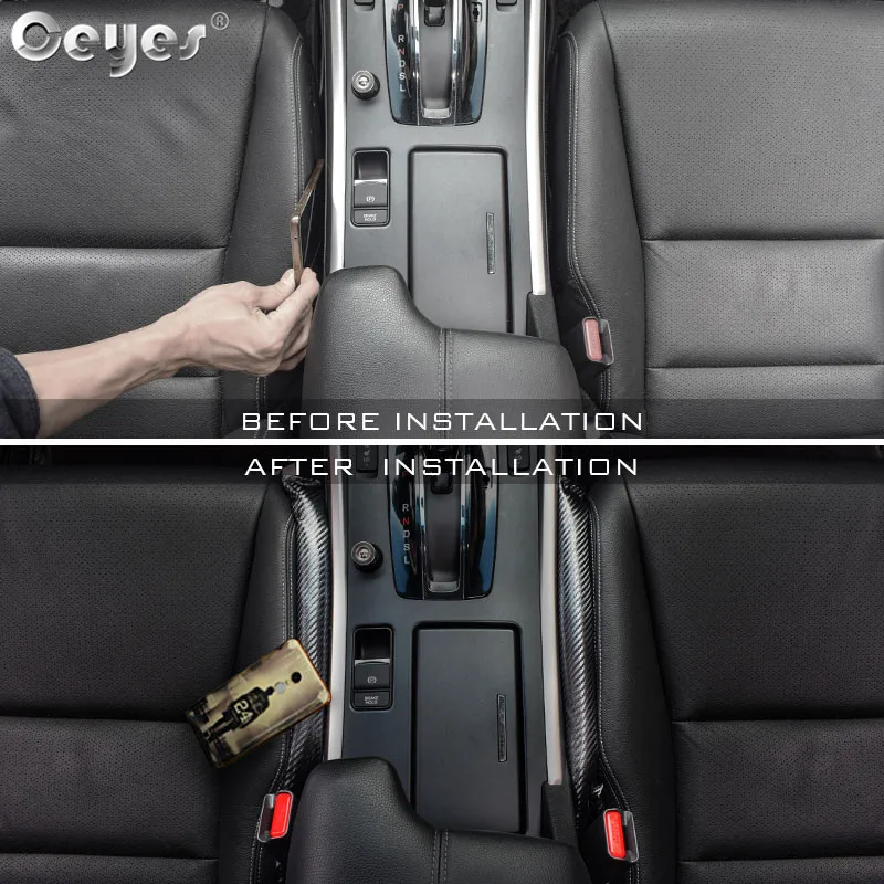 Ceyes 2 шт. аксессуары для автомобиля для Mazda MS Toyota C HR для Bmw M Audi Kia Автомобильный герметичный зазор для сиденья прокладка накладка герметичная