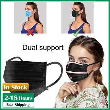 

Mascarilla desechable Disposable Three-layer Health Care Protective Mask Three-dimensional Safety Air Fog Double Support Mask