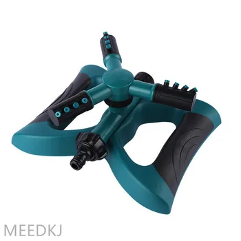 

1pcs 360-degree automatic rotating sprinkler head, nursery irrigation rotating three-prong sprinkler, tandem sprinkler