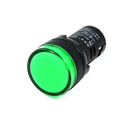 

AD16-22D/S23 Plastic Shell Industrial 20mA Green Light Signals Lamp AC/DC 24V