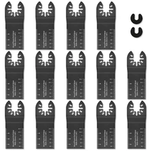 16 pçs multi ferramenta lâmina de serra universal conjunto oscilante corte dics metal ferramentas de madeira para ferramentas de mão reciprocating power conjunto