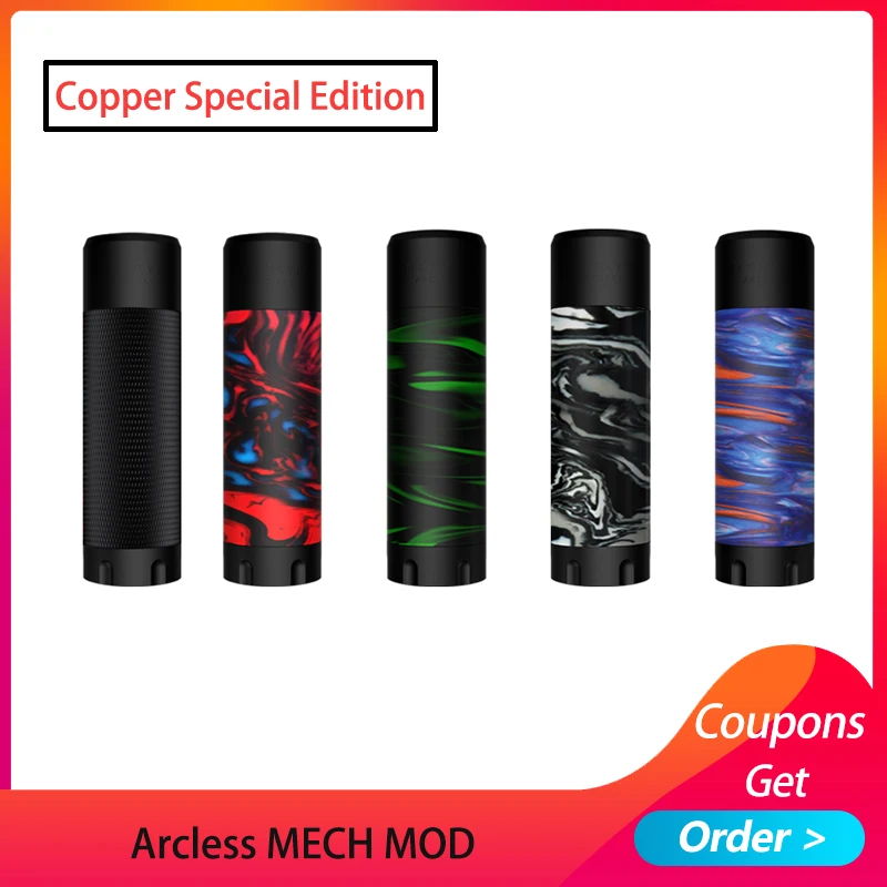 Новый MECHLYFE Arcless MECH MOD E-cig Vape Mod fit 18650/20700/21700 батарея Vapor VS VGOD Elite | Электроника