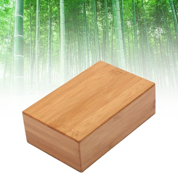 

Workout Non-Slip Yoga Block Natural Bamboo Gymnastics Training Aid Home Exercise Fitness High Density Tool Gym Handstand Brick