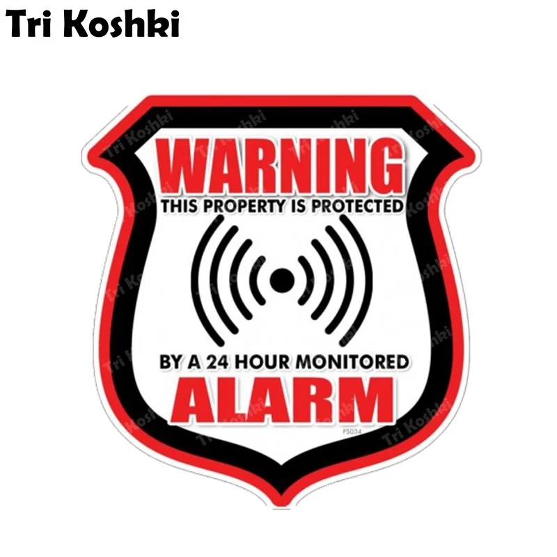 

Система безопасности Tri Koshki KCS354, видеокамера, предупреПредупреждение ющие наклейки, аксессуары для мотоциклов, наклейка на дверь автомобиля, грузовика