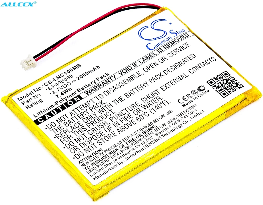 CameronSino 2000mAh аккумулятор для Luvion Prestige Touch Supreme Connect|Цифровые аккумуляторы| |