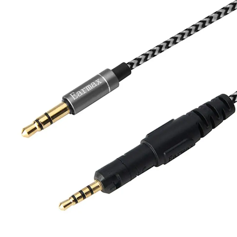 Аудио нейлоновый плетеный кабель провод шнур Замена для Shure SRH840 SRH940 SRH440 SRH750DJ наушники гарнитура