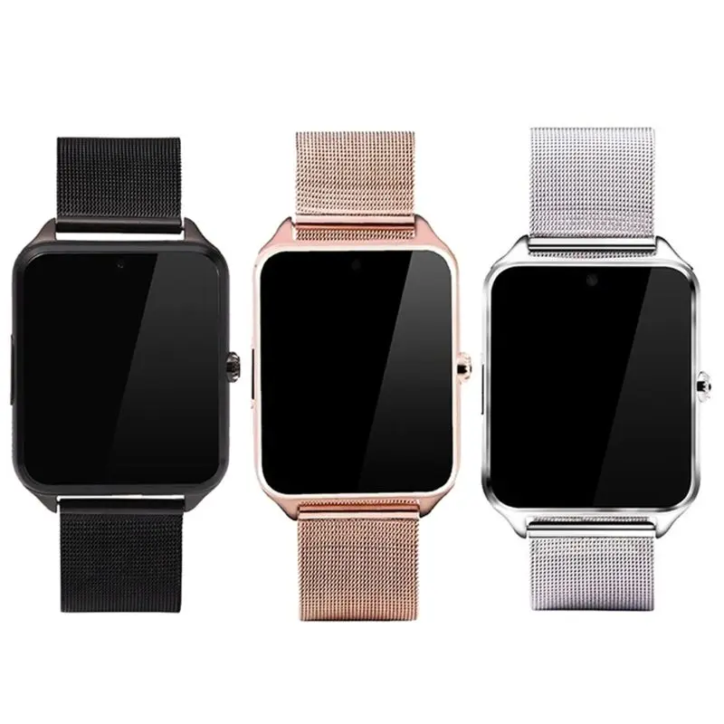 

Z60 Smart Watch for Men Fitness Bracelet IP67 Waterproof with SIM Card Slot Women Smartwatch Clock for Apple iOS Android Phone