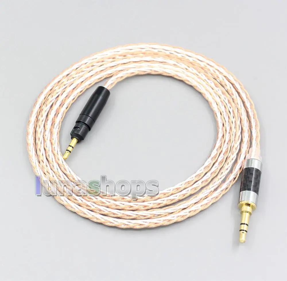 XLR 6 5mm 4 4mm 2 5mm 800 Wires Silver OCC Headphone Cable For Ultrasone Performance 820 880 Signature DXP PRO STUDIO LN006901