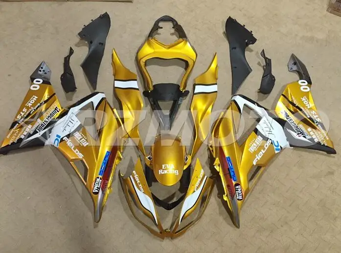 

New ABS fairing kit Fit for Kawasaki ZX6R 2013 2014 2015 2016 2017 bike fairings ZX-6R Ninja 636 599 bodywork set golden matte