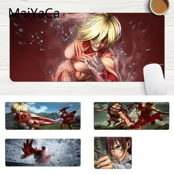 

MaiYaCa Cool New Attack on Titan Large Mouse pad PC Computer mat Laptop Gaming Lockedge Mice Mousepad Gaming Mouse Pad