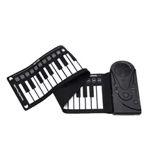 49 спикер ручной рулон электронное пианино портативный складной Электронная Мягкая клавиатура рулон пианино подарок