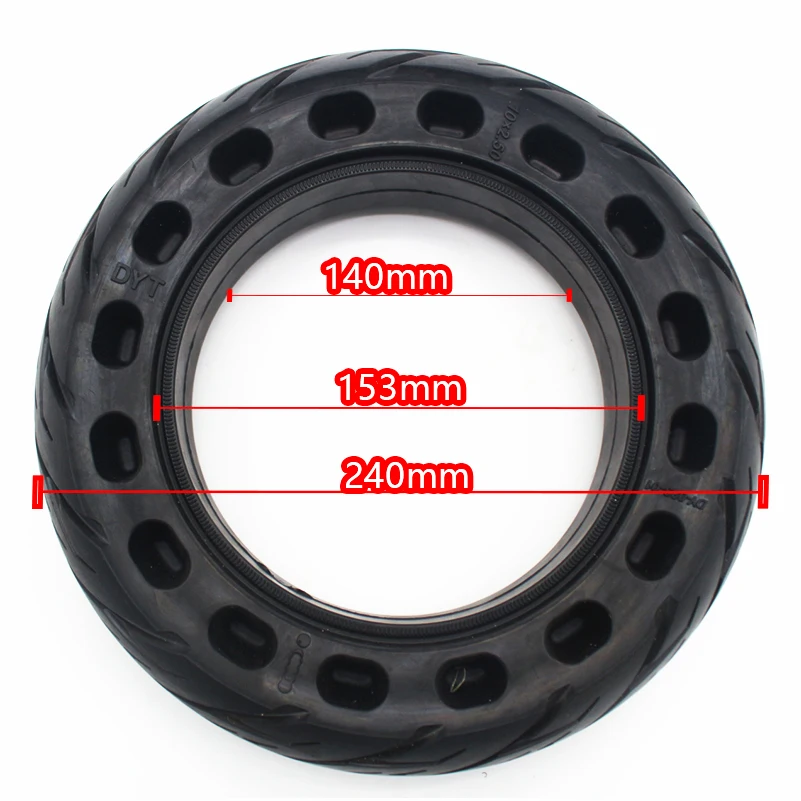 10x2.125/ 2.50 Solid Tire 10*2.125 Tubeless Tyre For Electric Scooter  Balance Car 10 Inch Explosion-proof Solid Tire Accessories - Motorcycle  Tires  Wheels - AliExpress