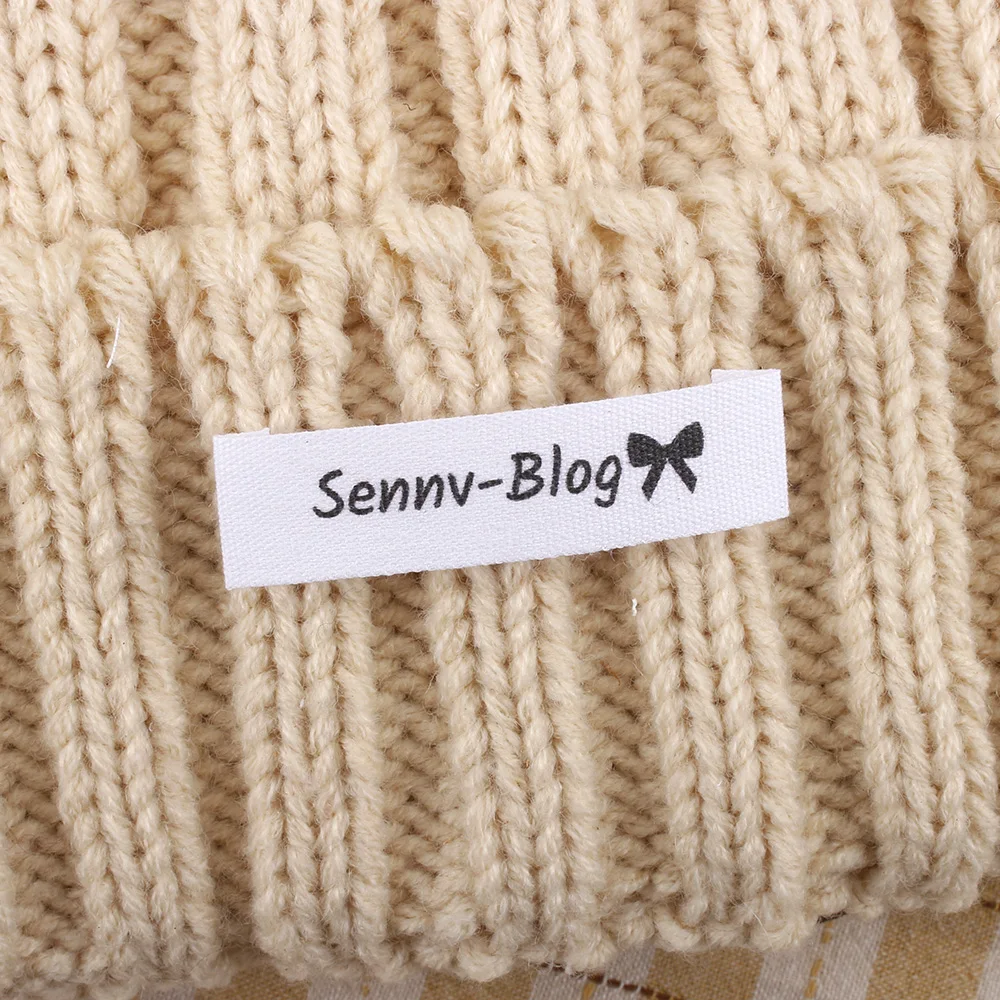 Custom Labels Cotton Label Fabric Sewing in Printing tags Personalized Tags Sew on (MD1037) | Дом и сад