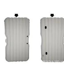 Надувная кровать для автомобиля, задний автомобильный матрас для внедорожника, надувной матрас для путешествий, кровать для заднего сиденья, коврик для сна