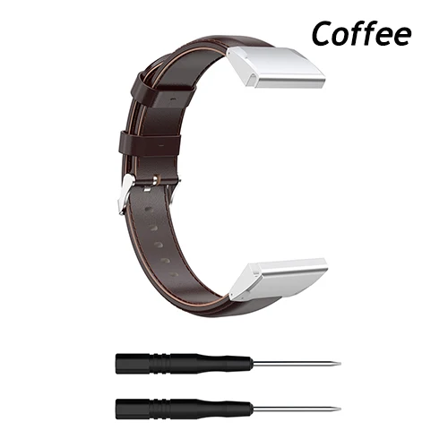 Coffee Масляный воск кожаный ремешок для Garmin Fenix 6X 5X plus Браслет замена Смарт-часы аксессуары браслет - Цвет: Coffee