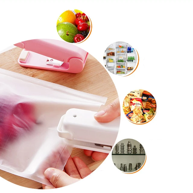 Konyhai Tömítés Vákuum Ételek Mini Hordozható Hőhőzéses Gép Tároló Táska Tömítőgép Műanyag Zacskók Nagykereskedelem - Image 4