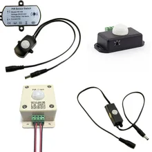 LED PIR Motion-activated Sensor Controller 4A 5A 6A 8A for Single Colors LED Strip Lamp Light home lighting