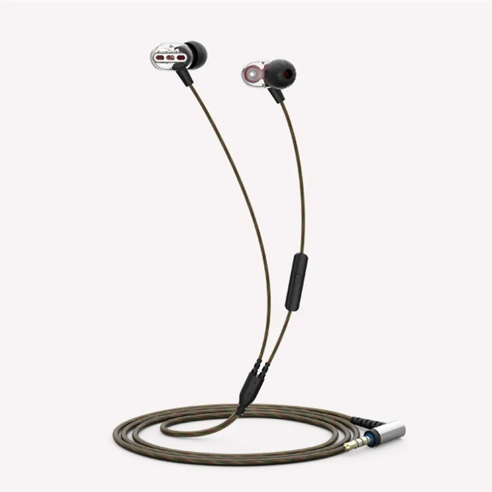 QKZ KD8 медный драйвер HiFi спортивные наушники вкладыши Наушники для бега с