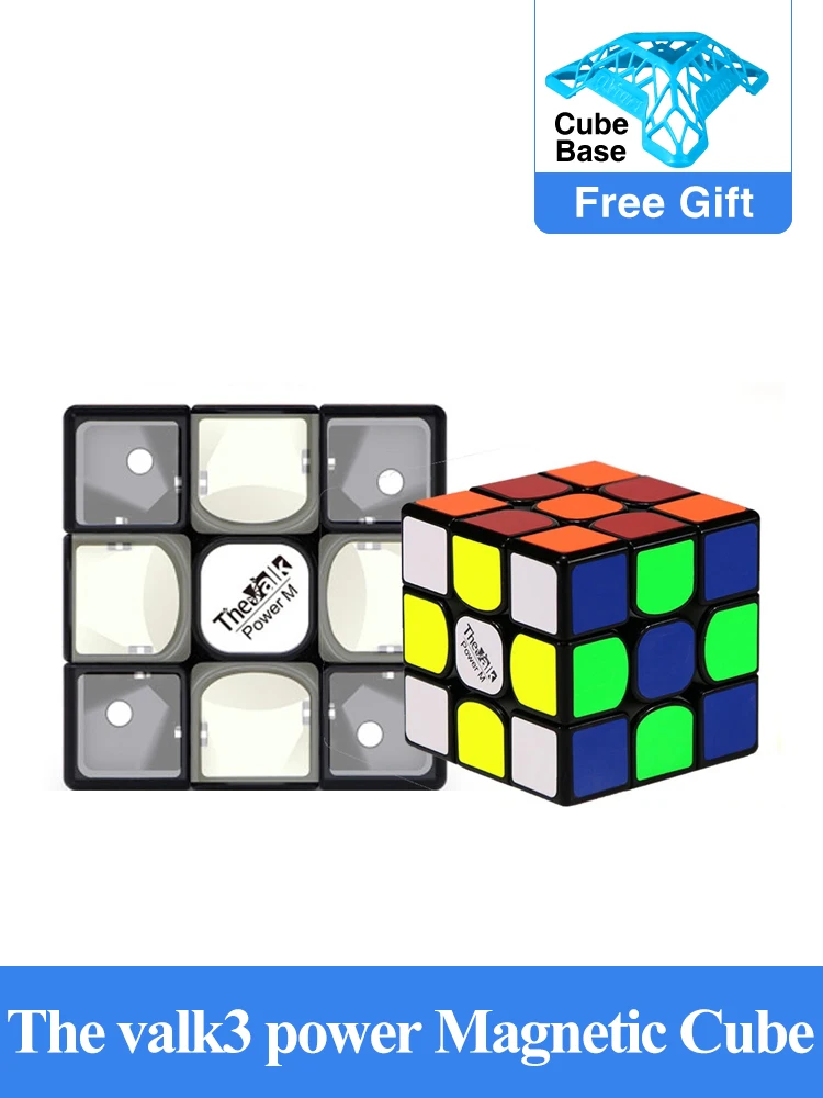 Qiyi Mofang Valk 3 Power M 3x3x3 Магнитный Valk3 Мини Размер Волшебный 3x3 скоростной куб Magico Cubo