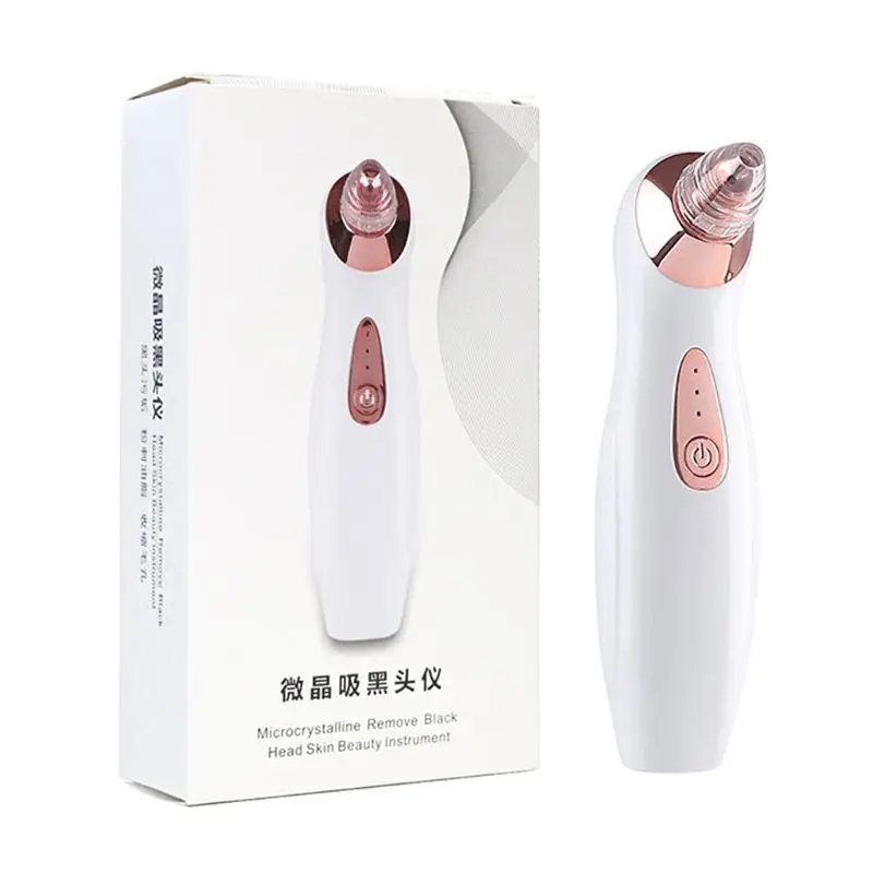 1Set Blackhead Remover Skin Care Pore Vacuum Acne Pimple Removal Vacuum Suction Tool Facial Diamond Dermabrasion Machine Face Cl