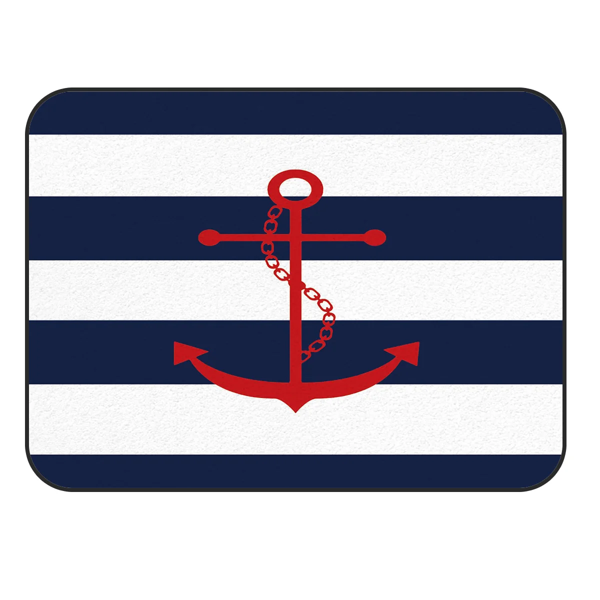 CHARMHOME мягкий Противоскользящий коврик простые синие и белые полосы якорь ковер для гостиной коврик для спальни домашний декор