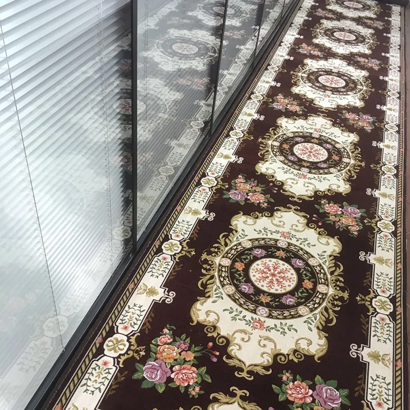

Long Hallway Carpet Stair Rug For Wedding Aisle Carpets Corridor Party Runners Rug Hotel Ground Mat Living Room Home Decoration