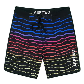 

Mens Gym Fitness Shorts Run Pants Loose Casual Printing Waterproof Beach Surfing Swimming Loose Short Pants #12.7