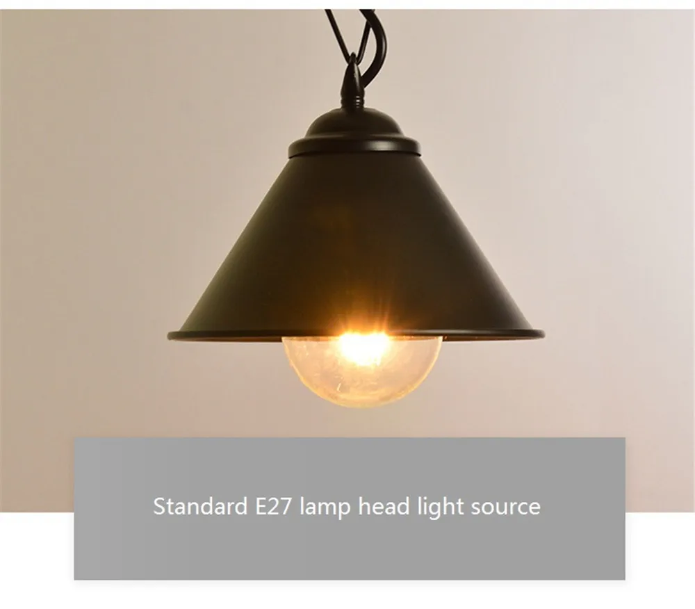 Nordic Design Loft Decor Retro Pendant Lamp LED Edison Industrial Wind Hemp Rope Iron Hanging Light Dining Room Home Lighting (12)