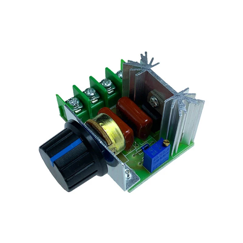 1PCS 2000W Adjustable Motor Speed Controller Voltage Regulator AC Motor Speed Controller 50 220V 25A dc motor speed controller