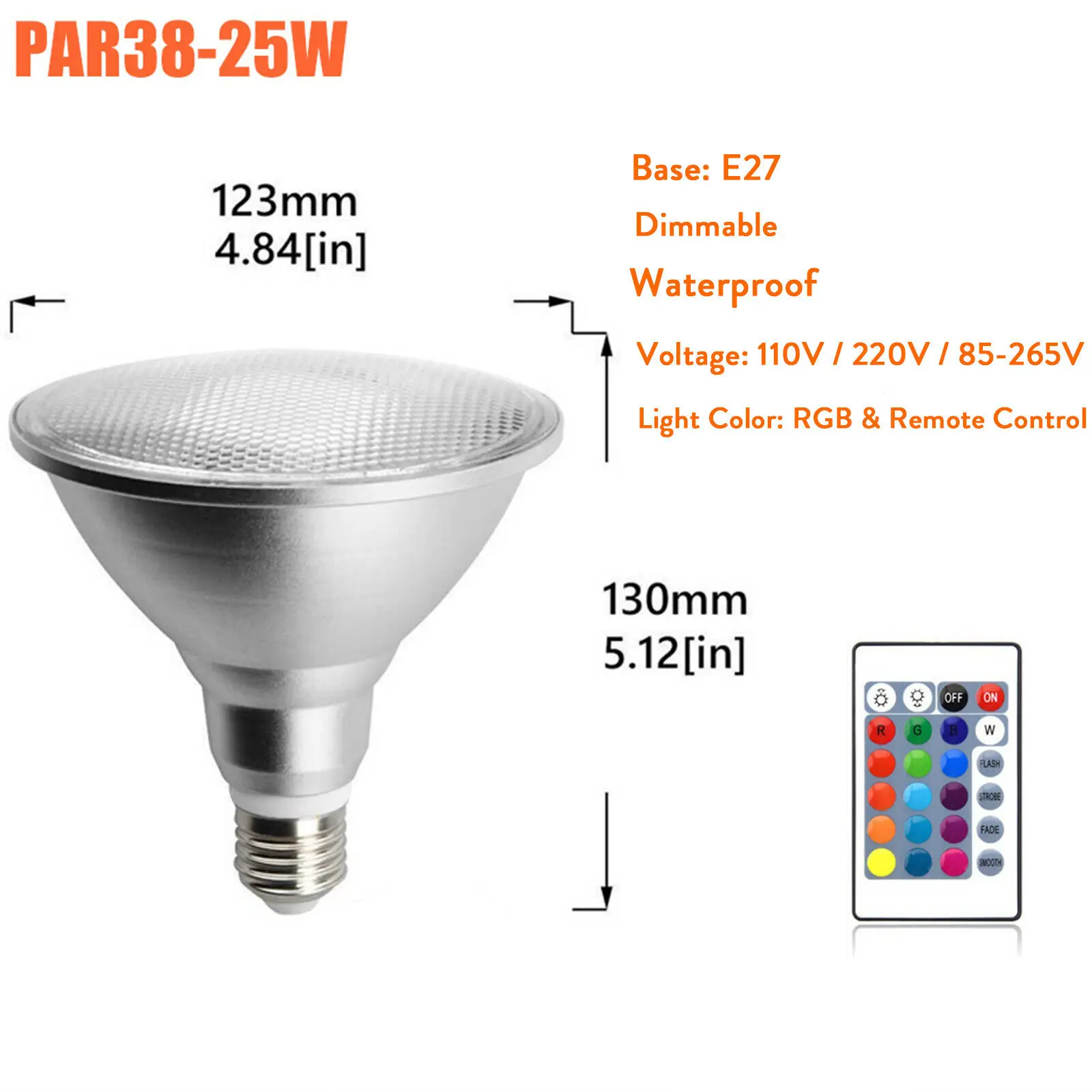 Kapitein Brie Grondig Bourgeon Par30 Led E27 Warm Dimmable | E27 Par38 Led Bulb Rgb 27w | Par30 Led Bulbs  Dimmable - 4x - Aliexpress