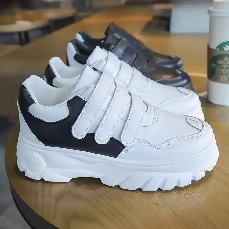 

Athletic Shoes Women's 2019 Autumn And Winter New Products Thick Bottomed Velcro Platform Shoes Platform Casual Shoes Women